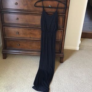 Lush black maxi dress.